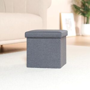 B FSOBEIIALEO Storage Ottoman Cube, Linen Sma... - Image 7