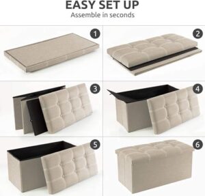 Larihk Retail Ottoman Storage Ottoman Footres... - Image 4