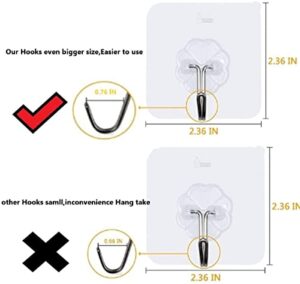 JIALTO Adhesive Hooks Kitchen Wall Hooks-Heav... - Image 5