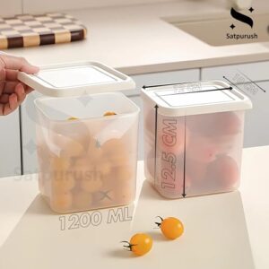 Satpurush Fridge Storage Boxes (Pack of 6) Fr... - Image 5