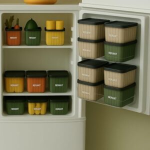 RERANT Fridge Storage Boxes (Pack of 6) Freez... - Image 2