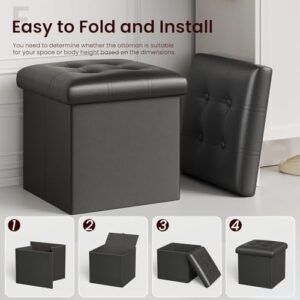 VIPREKHO Folding 15 Inches Storage Ottoman, L... - Image 6