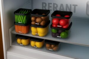 RERANT Fridge Storage Boxes (Pack of 6) Freez... - Image 4