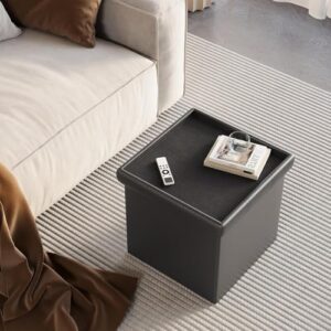 VIPREKHO Folding 15 Inches Storage Ottoman, L... - Image 3