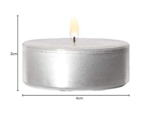 ViMe Tealight Candles Pack of 50 | Unscented ... - Image 13