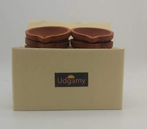 Udgamy Clay Small Diya ( 5.8 cm x 5 cm x... - Image 6