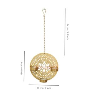 TIED RIBBONS Metal Wall Hanging Tealight Cand... - Image 4