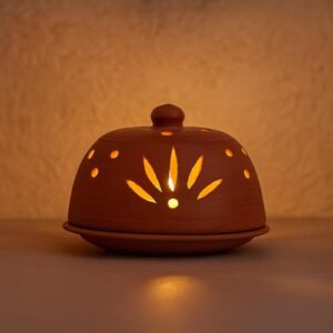 Our Rural Clay Diya with Cover Big Pooja... - Image 2