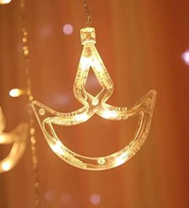 Desidiya Warm White Diya/Diwali Light Curtain... - Image 5