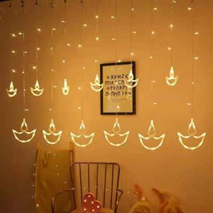 Desidiya Warm White Diya/Diwali Light Curtain... - Image 4