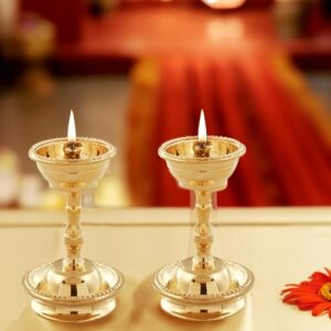 Sacch | Pure Brass Udupi Nanda Diya for ... - Image 2