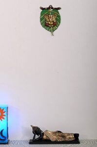 eCraftIndia Metal Golden Lord Ganesha In... - Image 3