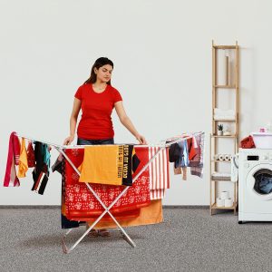 Foldable drying rack for indoor and outdoor clothes drying